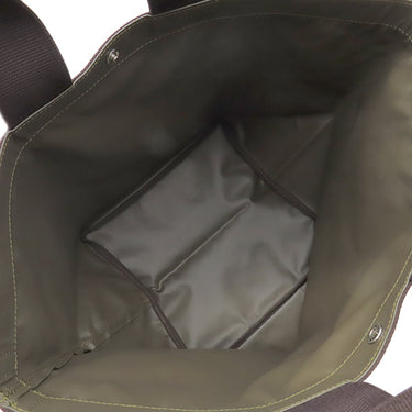 エルベシャプリエ Herve Chapelier 舟形トート 707W FORET MOKA コットン コーデュラナイロン トートバッグ 迷彩柄 カモフラージュ カモフラ柄