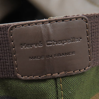 エルベシャプリエ Herve Chapelier 舟形トート 707W FORET MOKA コットン コーデュラナイロン トートバッグ 迷彩柄 カモフラージュ カモフラ柄