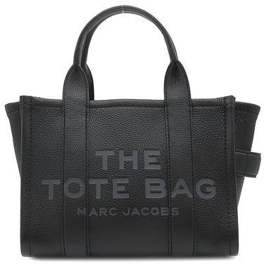 マークジェイコブス MARC JACOBS ザ レザー トート バッグ スモール H009L01SP21 ブラック 牛革 2WAYバッグ ゴールド金具 黒