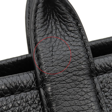 マークジェイコブス MARC JACOBS ザ レザー トート バッグ スモール H009L01SP21 ブラック 牛革 2WAYバッグ ゴールド金具 黒