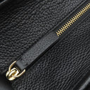 マークジェイコブス MARC JACOBS ザ レザー トート バッグ スモール H009L01SP21 ブラック 牛革 2WAYバッグ ゴールド金具 黒