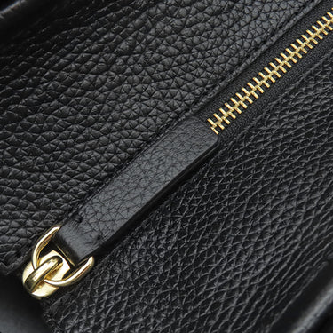 マークジェイコブス MARC JACOBS ザ レザー トート バッグ スモール H009L01SP21 ブラック 牛革 2WAYバッグ ゴールド金具 黒