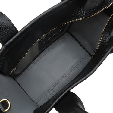 マークジェイコブス MARC JACOBS ザ レザー トート バッグ スモール H009L01SP21 ブラック 牛革 2WAYバッグ ゴールド金具 黒