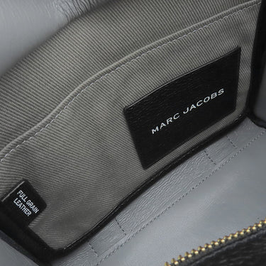 マークジェイコブス MARC JACOBS ザ レザー トート バッグ スモール H009L01SP21 ブラック 牛革 2WAYバッグ ゴールド金具 黒