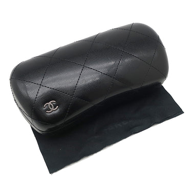 シャネル CHANEL ココマーク 56□19 5315-A ブラウンベージュ プラスチック サングラス シルバー金具 オーバル
