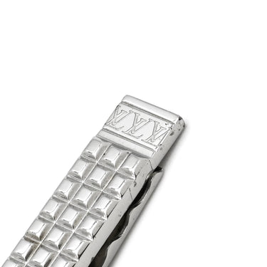 ルイヴィトン LOUIS VUITTON パンス クラヴァット ディジット M65060 シルバー メタル タイピン ネクタイピン タイクリップ タイバー