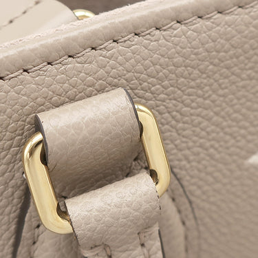 ルイヴィトン LOUIS VUITTON オンザゴー MM M45494 トゥルトレール×クレーム モノグラムアンプラント バイカラーモノグラムアンプラントレザー トートバッグ ゴールド金具 グレージュ ショルダーバッグ 肩掛け