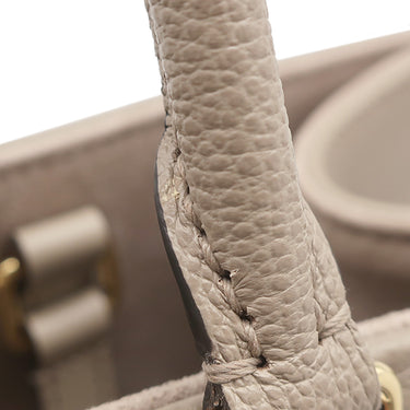 ルイヴィトン LOUIS VUITTON オンザゴー MM M45494 トゥルトレール×クレーム モノグラムアンプラント バイカラーモノグラムアンプラントレザー トートバッグ ゴールド金具 グレージュ ショルダーバッグ 肩掛け