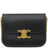 セリーヌ CELINE ミディアム カレッジ バッグ 113583BF4.38NO ブラック カーフ ショルダーバッグ ゴールド金具 黒 斜め掛け クラシック トリオンフ