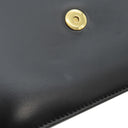 セリーヌ CELINE ミディアム カレッジ バッグ 113583BF4.38NO ブラック カーフ ショルダーバッグ ゴールド金具 黒 斜め掛け クラシック トリオンフ