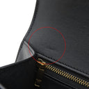 セリーヌ CELINE ミディアム カレッジ バッグ 113583BF4.38NO ブラック カーフ ショルダーバッグ ゴールド金具 黒 斜め掛け クラシック トリオンフ