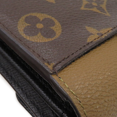 ルイヴィトン LOUIS VUITTON ポルトフォイユ サラ M80726 モノグラムリバース モノグラムキャンバス モノグラムジャイアントリバースキャンバス 長財布 ゴールド金具 二つ折り 茶