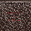 ルイヴィトン LOUIS VUITTON ジッピー ウォレット N41661 ダミエエベヌ ダミエキャンバス 長財布 ゴールド金具 茶 ラウンドファスナー