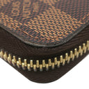 ルイヴィトン LOUIS VUITTON ジッピー ウォレット N41661 ダミエエベヌ ダミエキャンバス 長財布 ゴールド金具 茶 ラウンドファスナー