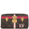 ルイヴィトン LOUIS VUITTON ジッピーウォレット サマートランク M62616 ブラウン モノグラムキャンバス 長財布 ゴールド金具 茶 ラウンドファスナー