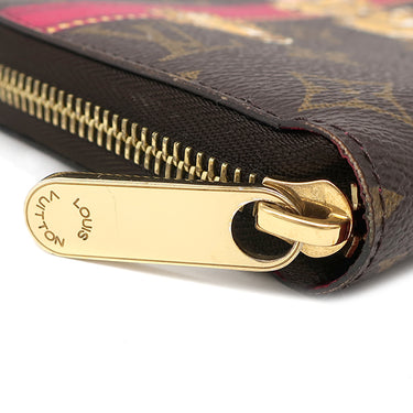 ルイヴィトン LOUIS VUITTON ジッピーウォレット サマートランク M62616 ブラウン モノグラムキャンバス 長財布 ゴールド金具 茶 ラウンドファスナー