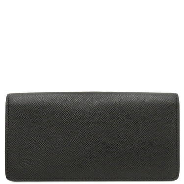 ルイヴィトン LOUIS VUITTON ポルトフォイユ ブラザ M30501 ブラック タイガ 長財布 シルバー金具 黒 二つ折り