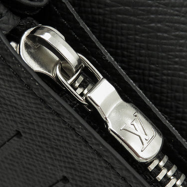 ルイヴィトン LOUIS VUITTON ポルトフォイユ ブラザ M30501 ブラック タイガ 長財布 シルバー金具 黒 二つ折り