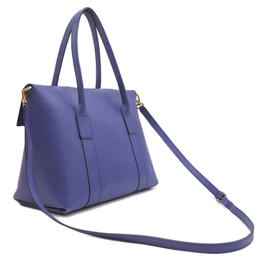 サルヴァトーレ・フェラガモ Salvatore Ferragamo ガンチーニ 21 E990 ブルー レザー 2WAYバッグ ゴールド金具 青 ショルダー