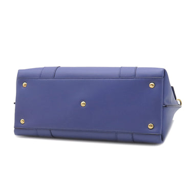 サルヴァトーレ・フェラガモ Salvatore Ferragamo ガンチーニ 21 E990 ブルー レザー 2WAYバッグ ゴールド金具 青 ショルダー