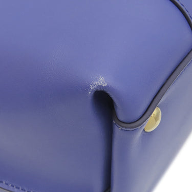 サルヴァトーレ・フェラガモ Salvatore Ferragamo ガンチーニ 21 E990 ブルー レザー 2WAYバッグ ゴールド金具 青 ショルダー