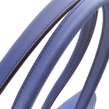 サルヴァトーレ・フェラガモ Salvatore Ferragamo ガンチーニ 21 E990 ブルー レザー 2WAYバッグ ゴールド金具 青 ショルダー