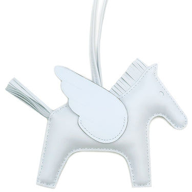 エルメス HERMES ロデオMM ペガサス ブルーブリュム アニョーミロ バッグチャーム 新品 未使用 水色 単色