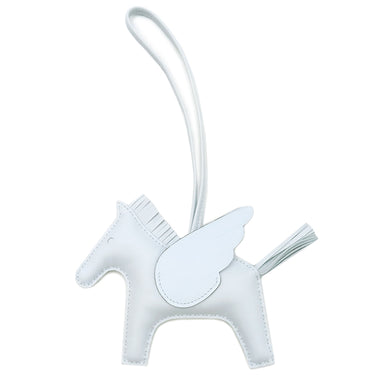 エルメス HERMES ロデオMM ペガサス ブルーブリュム アニョーミロ バッグチャーム 新品 未使用 水色 単色