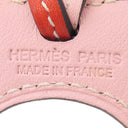 エルメス HERMES パドック シュバル ホースシュー カプシーヌ×ローズサクラ ヴォースイフト バッグチャーム オレンジ ピンク 馬蹄
