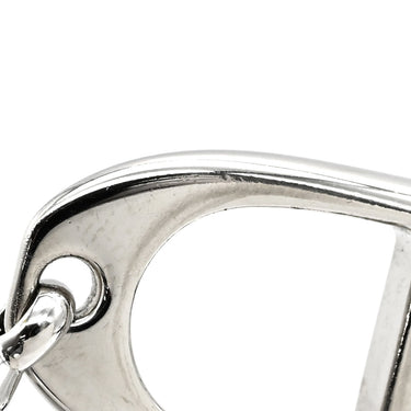 エルメス HERMES エトリエ ブラックXシルバー メタル レザー ブレスレット レザーブレスレット 黒 あぶみモチーフ