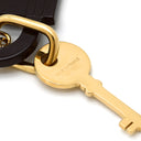 エルメス HERMES アミュレット パドロック GM ブラックXゴールド バッファローホーン GP ネックレス カデナ・鍵モチーフ