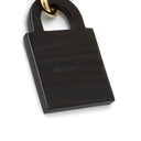 エルメス HERMES アミュレット パドロック GM ブラックXゴールド バッファローホーン GP ネックレス カデナ・鍵モチーフ