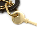 エルメス HERMES アミュレット パドロック GM ブラックXゴールド バッファローホーン GP ネックレス カデナ・鍵モチーフ