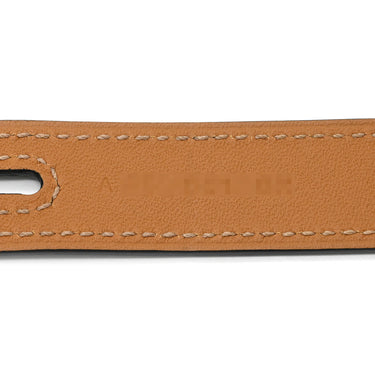 エルメス HERMES キュリオジテ ブラック ヴォーエプソン メタル バングル シルバー金具 ブレスレット 二連 二重