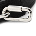エルメス HERMES キュリオジテ ブラック ヴォーエプソン メタル バングル シルバー金具 ブレスレット 二連 二重