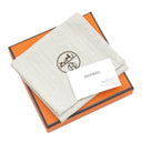 エルメス HERMES フェール ア シュヴァル シルバー×ブラック ステンレススチール キーホルダー シルバー金具 カラビナ キーリング 蹄鉄