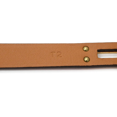 エルメス HERMES ケリードゥブルトゥール オランジュフィールド ヴォースイフト GP T2 ブレスレット ゴールド金具 2重 新品 未使用