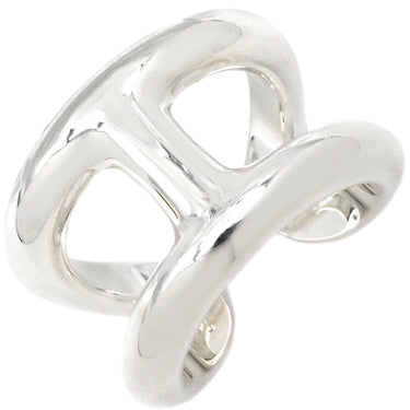 エルメス HERMES オスモズ GM シルバー シルバー925 #55(JP15) リング 指輪 アクセサリー AG925 Hモチーフ 15号