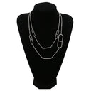 エルメス HERMES エヴァー シェーヌダンクル ロング シルバー シルバー925 ネックレス SV925 AG925 二連 二重