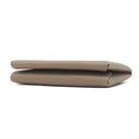 エルメス HERMES カルヴィ デュオ エトゥープ ヴォーエプソン カードケース シルバー金具 新品 未使用 茶 フラグメントケース