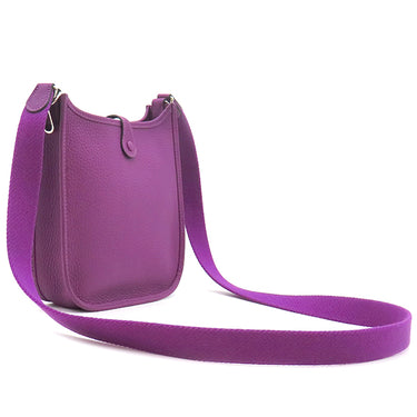 エルメス HERMES エヴリンTPM アネモネ トリヨンクレマンス ショルダーバッグ シルバー金具 紫