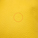 エルメス HERMES ピコタン MM ジョーヌ トリヨンクレマンス ハンドバッグ シルバー金具 黄色