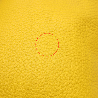 エルメス HERMES ピコタン MM ジョーヌ トリヨンクレマンス ハンドバッグ シルバー金具 黄色