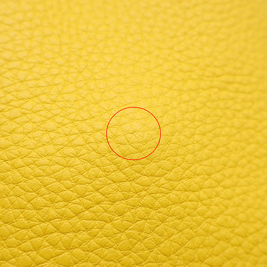 エルメス HERMES ピコタン MM ジョーヌ トリヨンクレマンス ハンドバッグ シルバー金具 黄色