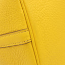 エルメス HERMES ピコタン MM ジョーヌ トリヨンクレマンス ハンドバッグ シルバー金具 黄色