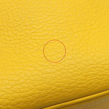 エルメス HERMES ピコタン MM ジョーヌ トリヨンクレマンス ハンドバッグ シルバー金具 黄色