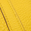 エルメス HERMES ピコタン MM ジョーヌ トリヨンクレマンス ハンドバッグ シルバー金具 黄色