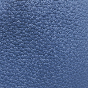 エルメス HERMES ピコタンロックPM ブルータイ トリヨンクレマンス ハンドバッグ シルバー金具 青