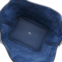 エルメス HERMES ピコタンロックPM ブルータイ トリヨンクレマンス ハンドバッグ シルバー金具 青