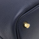 エルメス HERMES ピコタンロックPM ブルーニュイ トリヨンクレマンス ハンドバッグ ゴールド金具 新品 未使用 紺